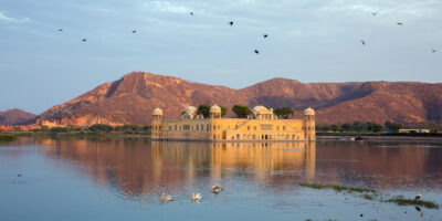 Jalmahal - a palace in the middle of Man sagar lake